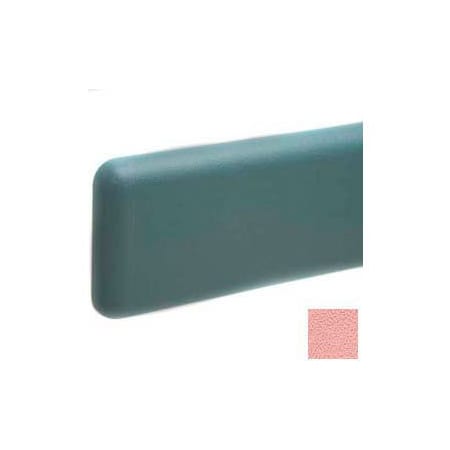 Pawling Wall Guard W/Rounded Top & Bottom Edges, Aluminum Retainer, 6"H x 12'L, English Rose WG-6-12-373